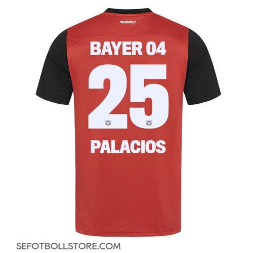 Bayer Leverkusen Exequiel Palacios #25 Replika Hemmatröja 2024-25 Kortärmad